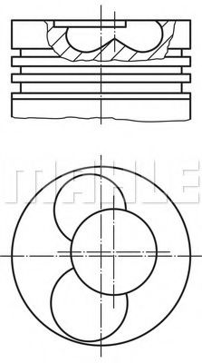56 02868 L Piston PERFECT CIRCLE 