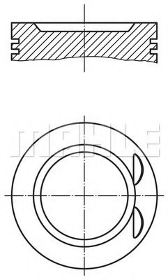 56 08708 2 Piston PERFECT CIRCLE 