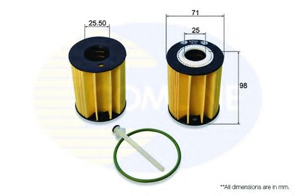 EOF300 Filtru ulei COMLINE 
