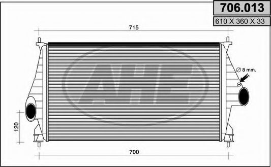 Intercooler, compresor