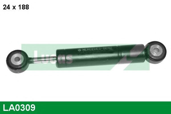 LA0309 Amortizor vibratii, curea transmisie cu caneluri LUCAS ENGINE DRIVE 