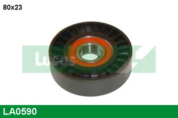 LA0590 Rola ghidare/conducere, curea transmisie LUCAS ENGINE DRIVE 
