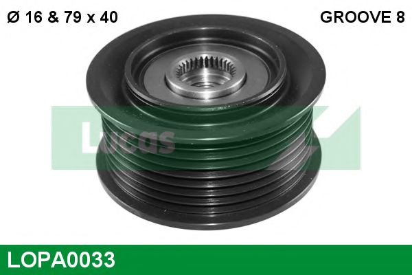 LOPA0033 Sistem roata libera, generator LUCAS ENGINE DRIVE 