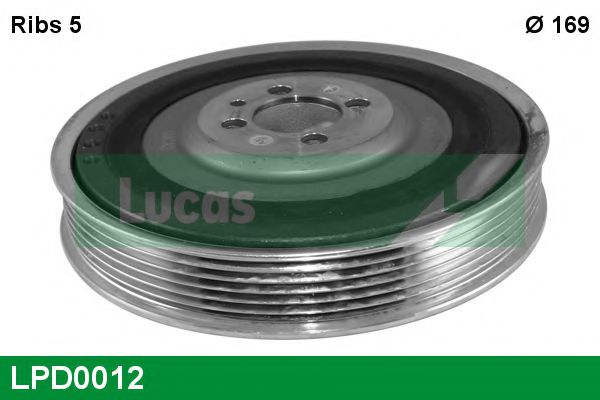 LPD0012 Fulie curea, arbore cotit LUCAS ENGINE DRIVE 