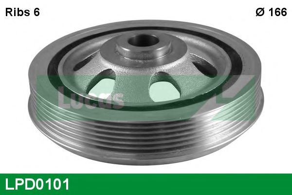 Fulie curea, arbore cotit