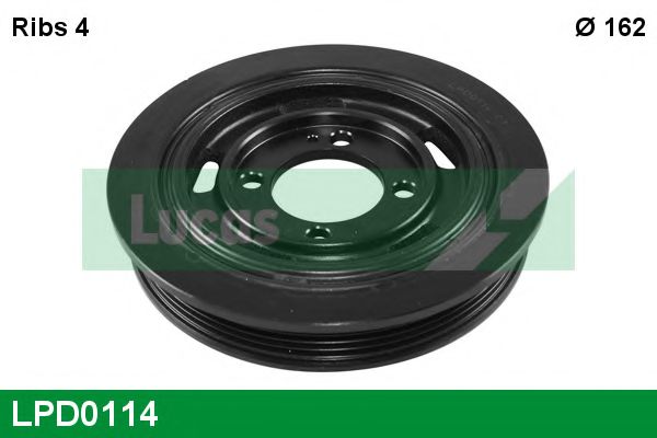 LPD0114 Fulie curea, arbore cotit LUCAS ENGINE DRIVE 