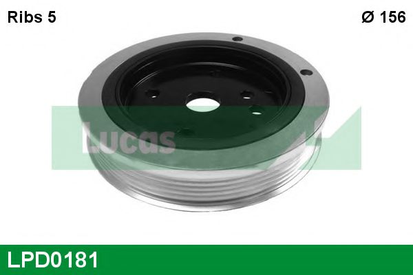 LPD0181 Fulie curea, arbore cotit LUCAS ENGINE DRIVE 