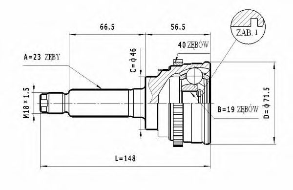 C.146 Set articulatie, planetara STATIM 