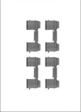 LVMK1089 Set accesorii, placute frana MOTAQUIP 