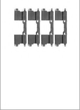 Set accesorii, placute frana