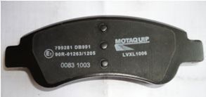 set placute frana,frana disc 2