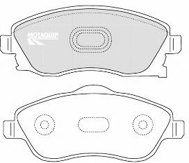 set placute frana,frana disc 2