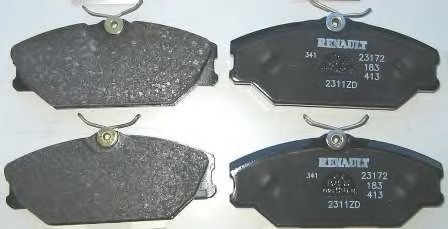 set placute frana,frana disc 3