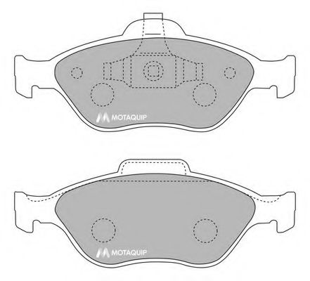 set placute frana,frana disc 3