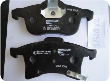 set placute frana,frana disc 3