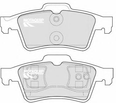 set placute frana,frana disc 2