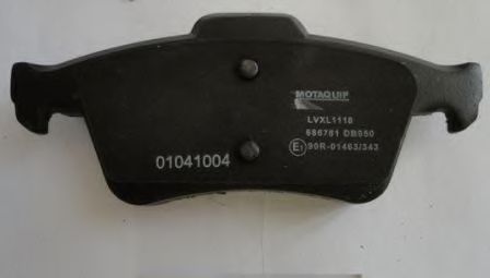 set placute frana,frana disc 3