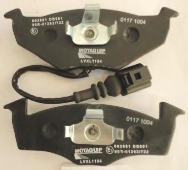 set placute frana,frana disc 2