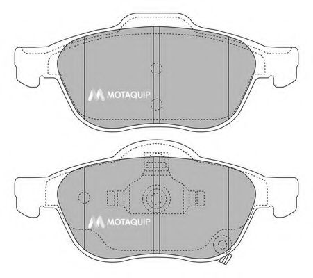 set placute frana,frana disc 2