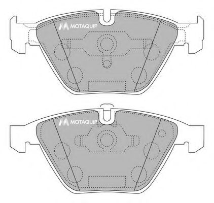 set placute frana,frana disc 2