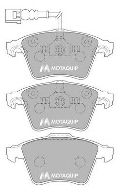 set placute frana,frana disc 2