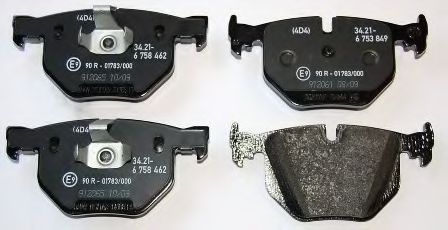 set placute frana,frana disc 2