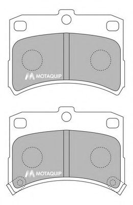 set placute frana,frana disc 2