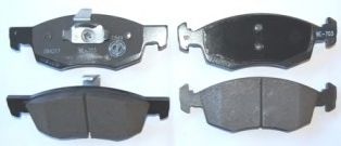 set placute frana,frana disc 2