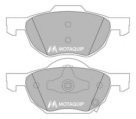 set placute frana,frana disc 2