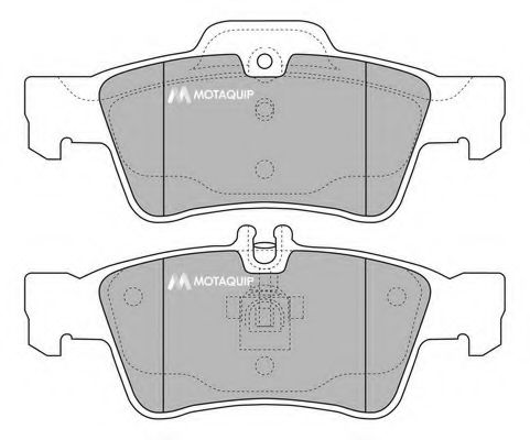 set placute frana,frana disc 2