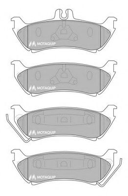 set placute frana,frana disc 2