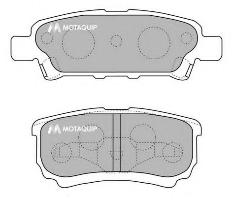 set placute frana,frana disc 2