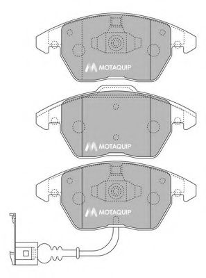 set placute frana,frana disc 4