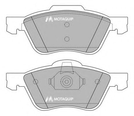 set placute frana,frana disc 2