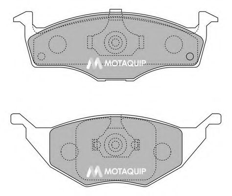 set placute frana,frana disc 2