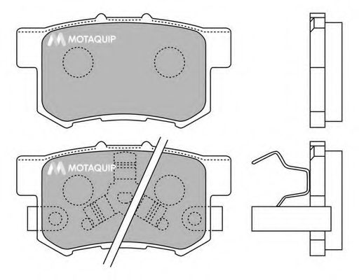 set placute frana,frana disc 2
