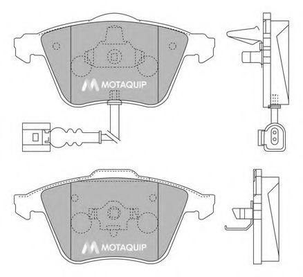 set placute frana,frana disc 2