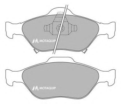 set placute frana,frana disc 2
