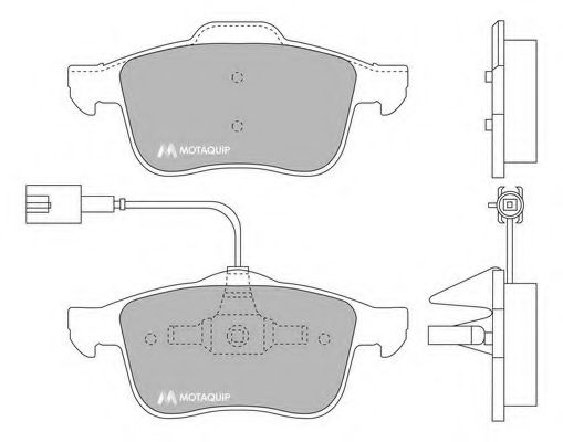 set placute frana,frana disc 2