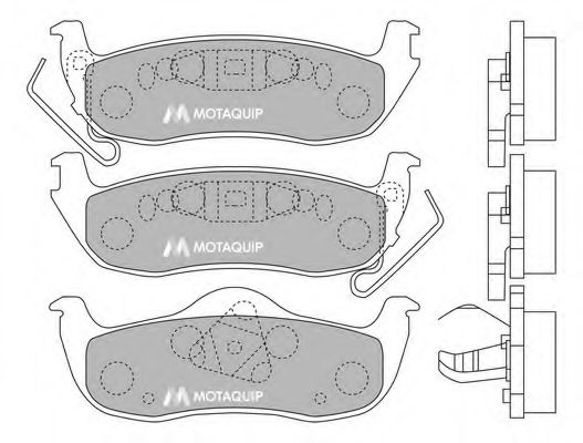 set placute frana,frana disc 2