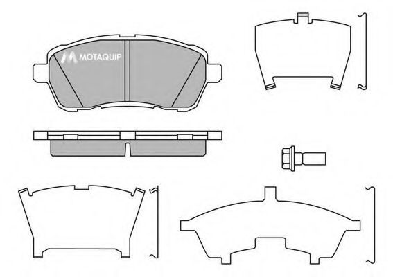 set placute frana,frana disc 2