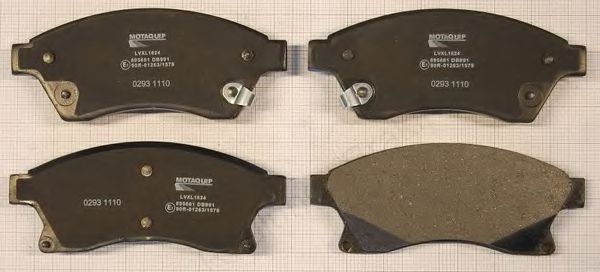 set placute frana,frana disc 2