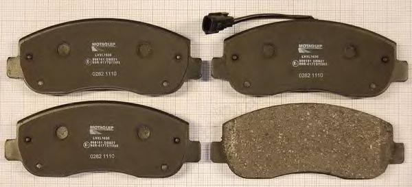 set placute frana,frana disc 2