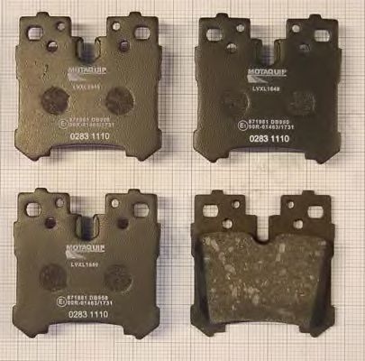 set placute frana,frana disc 2