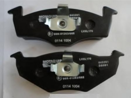 set placute frana,frana disc 2