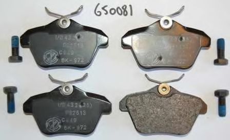 set placute frana,frana disc 2