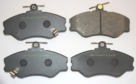 set placute frana,frana disc 2