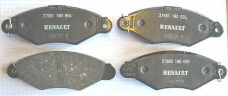 set placute frana,frana disc 3
