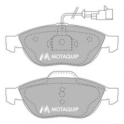 set placute frana,frana disc 2