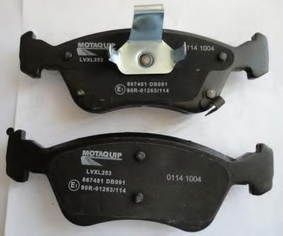 set placute frana,frana disc 2